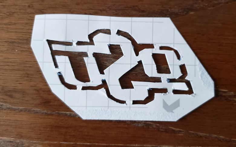 Cut OSU Stencil