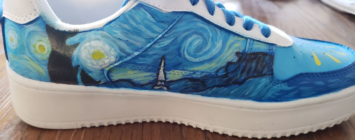 Final Starry Night Sneakers Inner