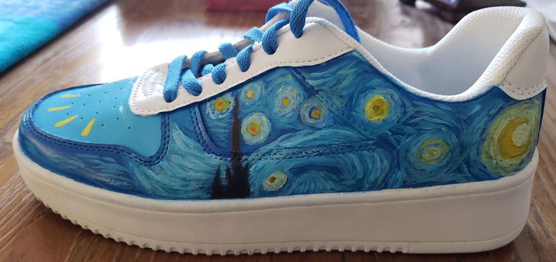 Final Starry Night Sneakers Outer