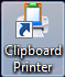 Clipboard Printer Icon